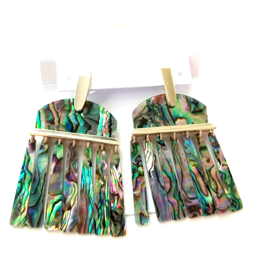 Kendra Scott Layne Green Earrings